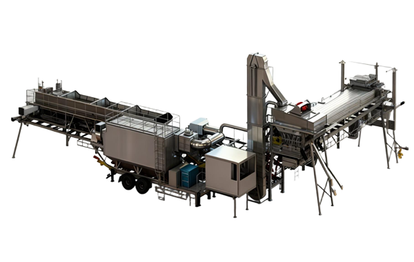 移动式强制间歇式沥青混合料搅拌设备