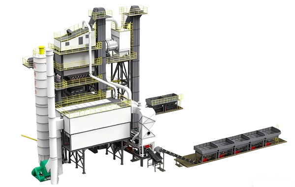 一体式强制沥青搅拌设备